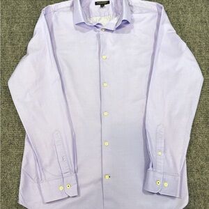 Banana Republic - Camden, Lrg, Lt Purple, Supima Cotton Button Shirt, (A1/010)